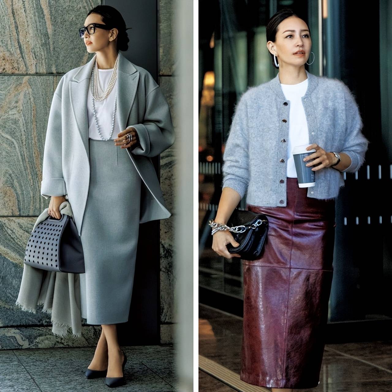 学会用珠宝50+女性尤其不可忽略瓦力棋牌灰色穿搭的高级感秘诀：要(图5)